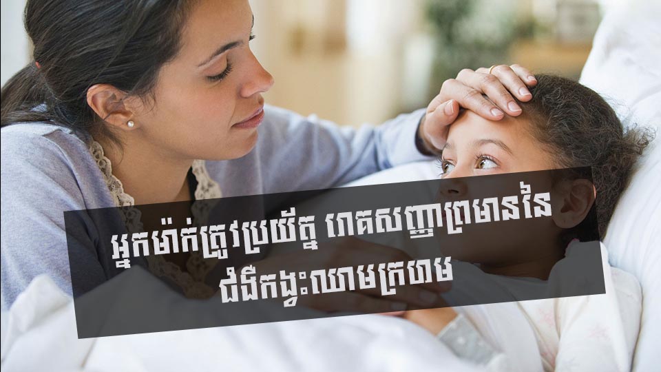 អ្នកម៉ាក់ត្រូវប្រយ័ត្ន រោគសញ្ញាព្រមាននៃជំងឺកង្វះឈាមក្រហម