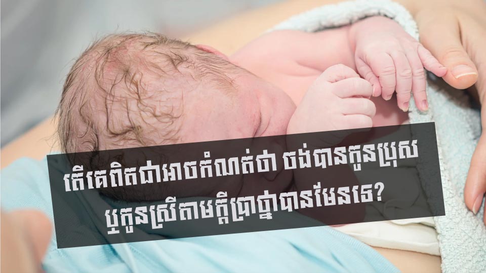 តើគេពិតជាអាចកំណត់ថា ចង់បានកូនប្រុស ឬកូនស្រីតាមក្តីប្រាថ្នាបានមែនទេ?