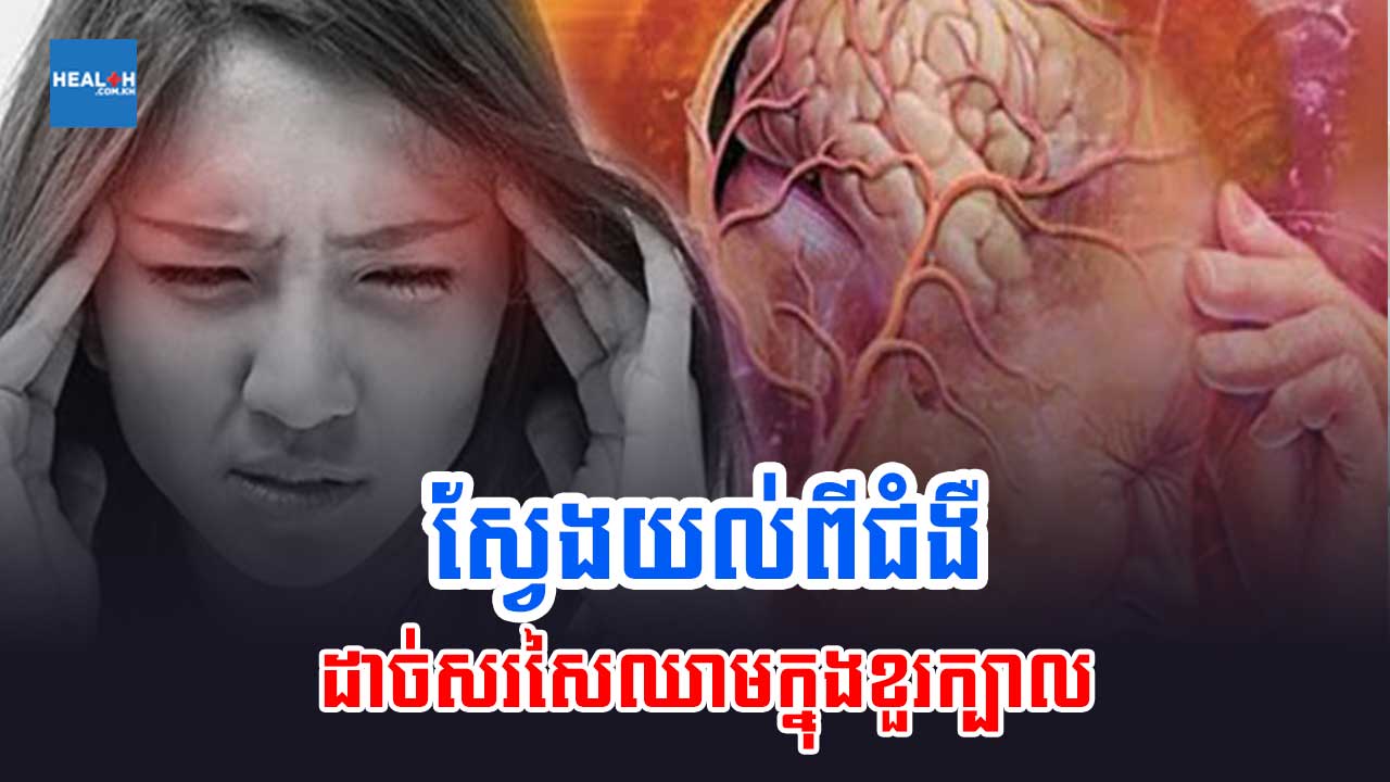 ស្វែងយល់ពីជំងឺដាច់សរសៃឈាមក្នុងខួរក្បាល
