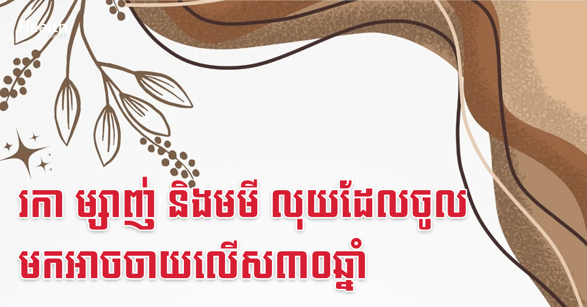 រកា ម្សាញ់ និងមមី លុយដែលចូលមកអាចចាយលើស៣០ឆ្នាំ