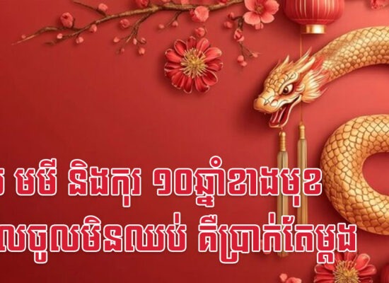 ខាល មមី និងកុរ ១០ឆ្នាំខាងមុខ អ្វីដែលចូលមិនឈប់ គឺប្រាក់តែម្តង