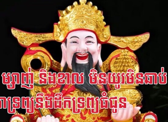 មមែ ម្សាញ់ និងខាល មិនយូរមិនឆាប់ ទេវតាទ្រព្យនឹងដឹកទ្រព្យធំជូន