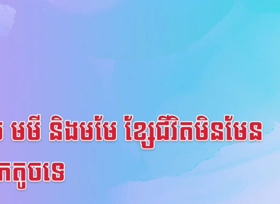 ខាល មមី និងមមែ ខ្សែជីវិតមិនមែនជាអ្នកតូចទេ