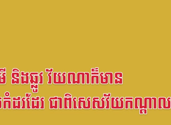 ច មមី និងឆ្លូវ វ័យណាក៏មានមាសកំដរដែរ ជាពិសេសវ័យកណ្តាលម៉ង