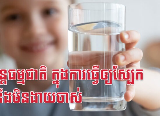 រូបមន្តធម្មជាតិ ក្នុងការធ្វើឲ្យស្បែកអ្នកនឹងមិនងាយចាស់