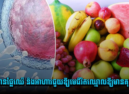 ទទួលទានផ្លែឈើ និងអាហារទាំងនេះជួយឱ្យមេជីវិតឈ្មោលឱ្យមានគុណភាព
