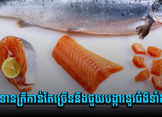 ទទួលទានត្រីកាន់តែច្រើននឹងជួយបង្ការនូវជំងឺទាំង៥នេះ