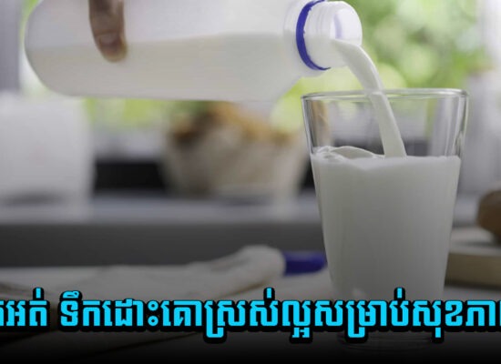 ពិតអត់ ទឹកដោះគោស្រស់ល្អសម្រាប់សុខភាព?