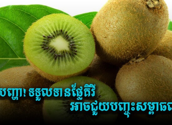 អស់បញ្ហា! ទទួលទានផ្លែគីវី អាចជួយបញ្ចុះសម្ពាធឈាម